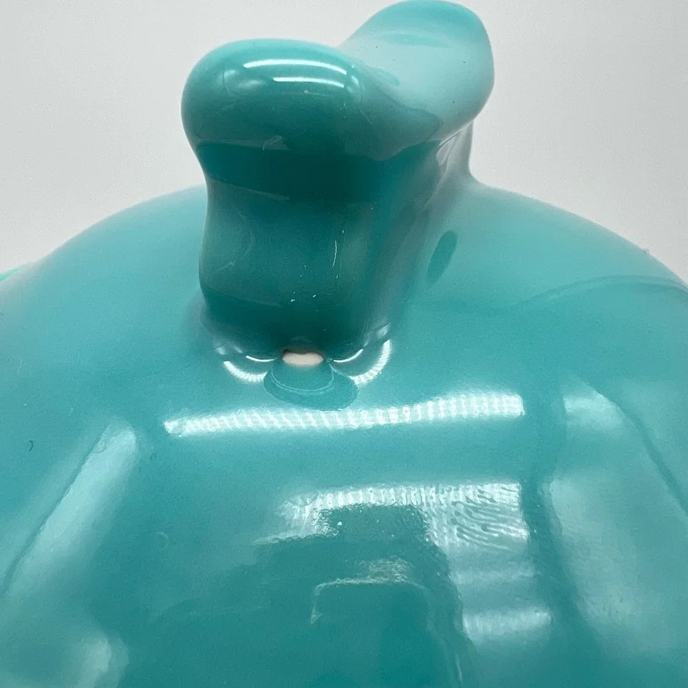 Fiesta 2 Qt Canister Medium Turquoise Dog Bone Ceramic Storage Retired READ